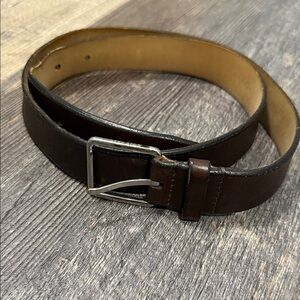 Cole Haan Dark Brown genuine Leather Belt